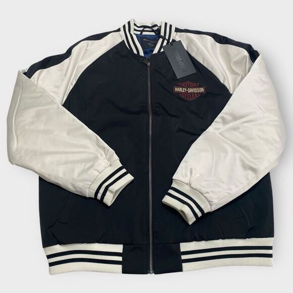 Harley-Davidson Woven Club Crew Casual Jacket Mens size Large New with Tags - Picture 1 of 12